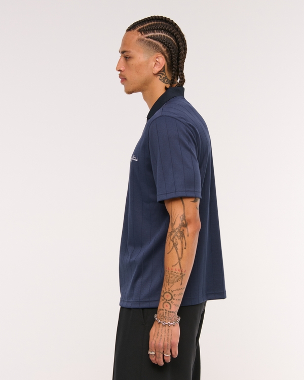 Random Golf Club Soccer Jersey-Inspired Polo