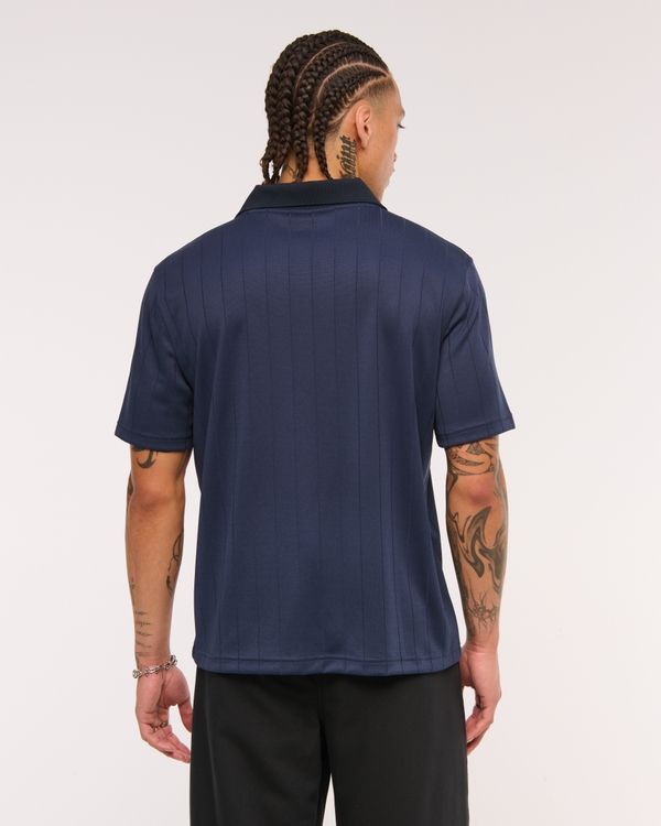 Random Golf Club Soccer Jersey-Inspired Polo