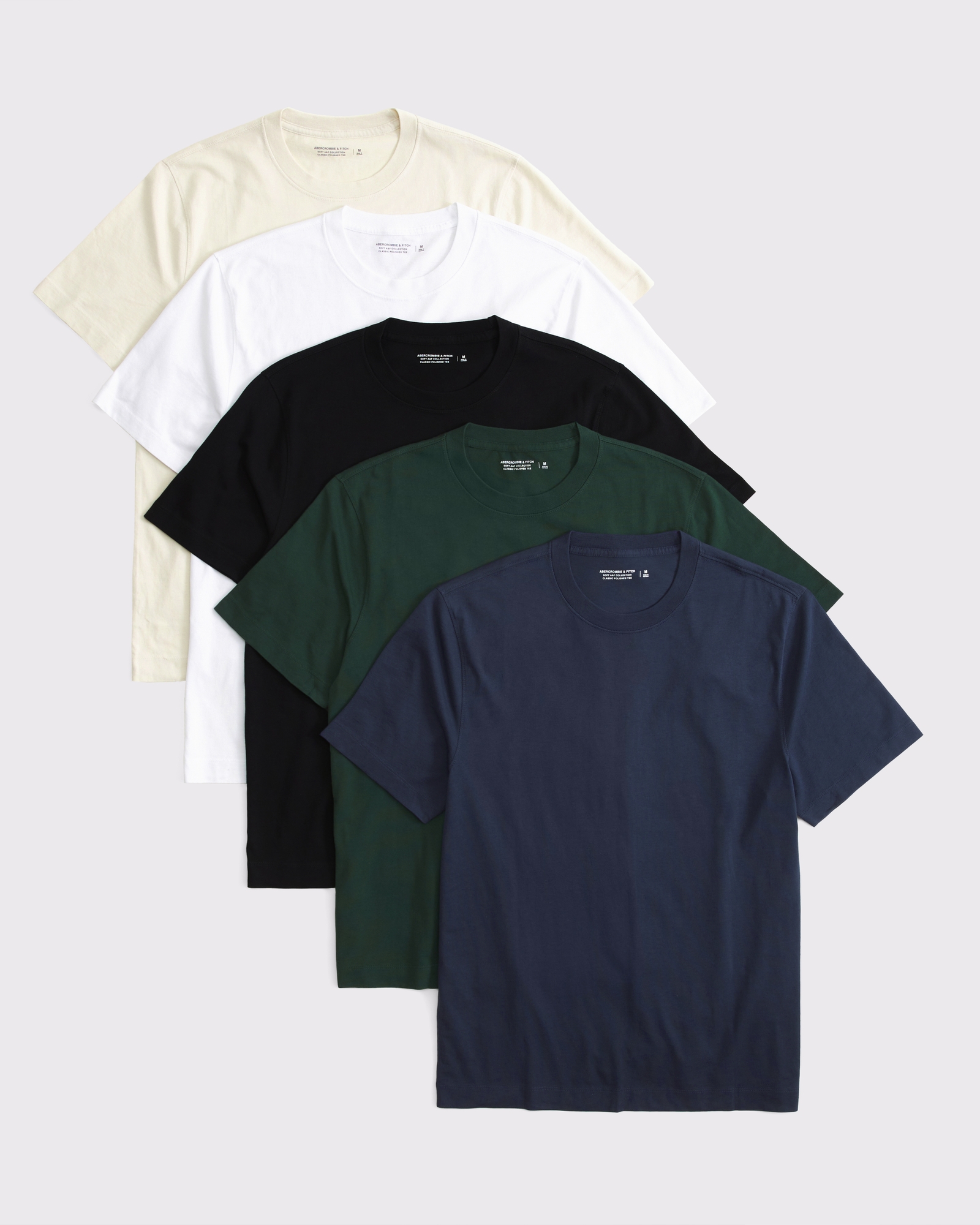 5-Pack Classic Polished Tees
