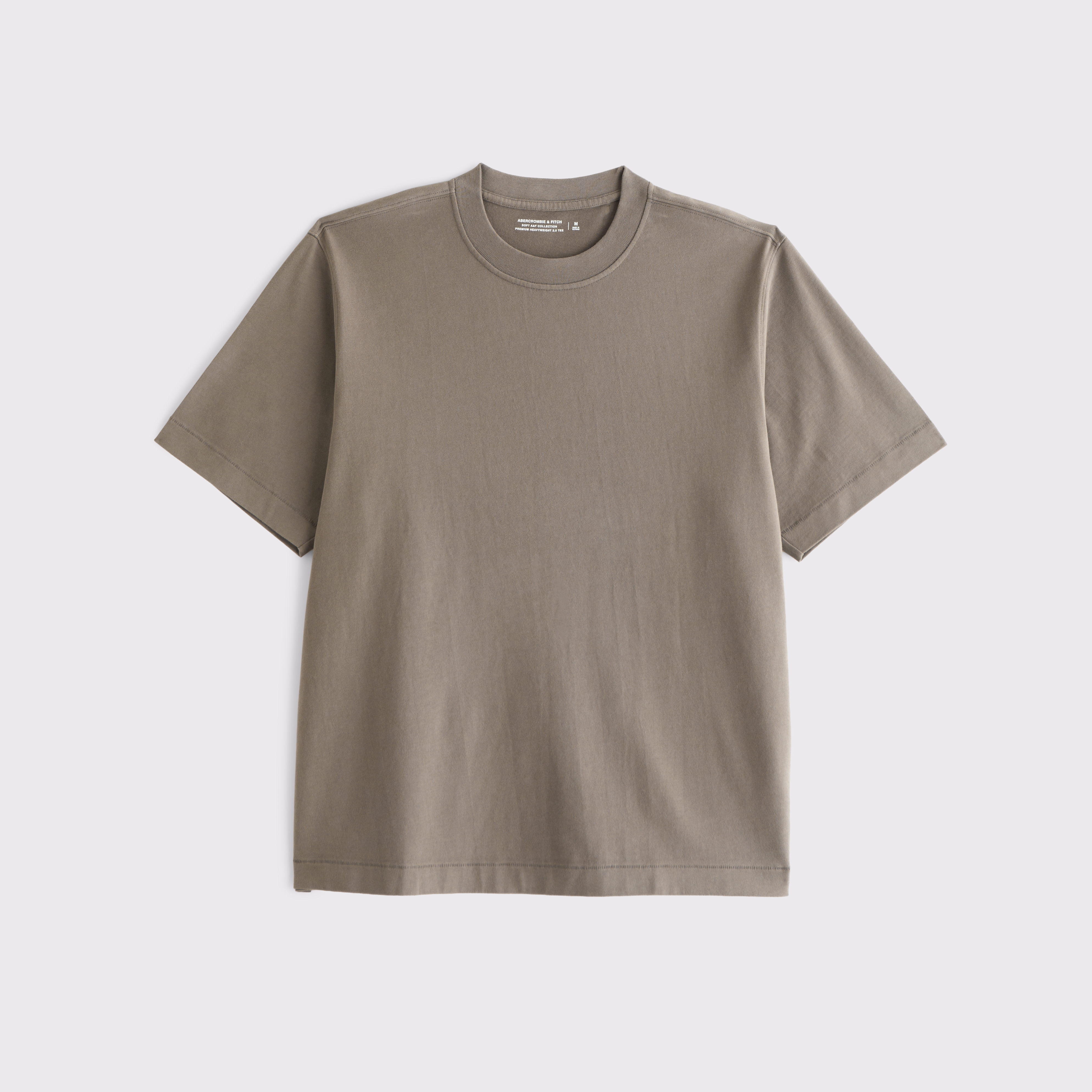 Abercrombie & Fitch Premium Heavyweight 2.0 Tee In Brown