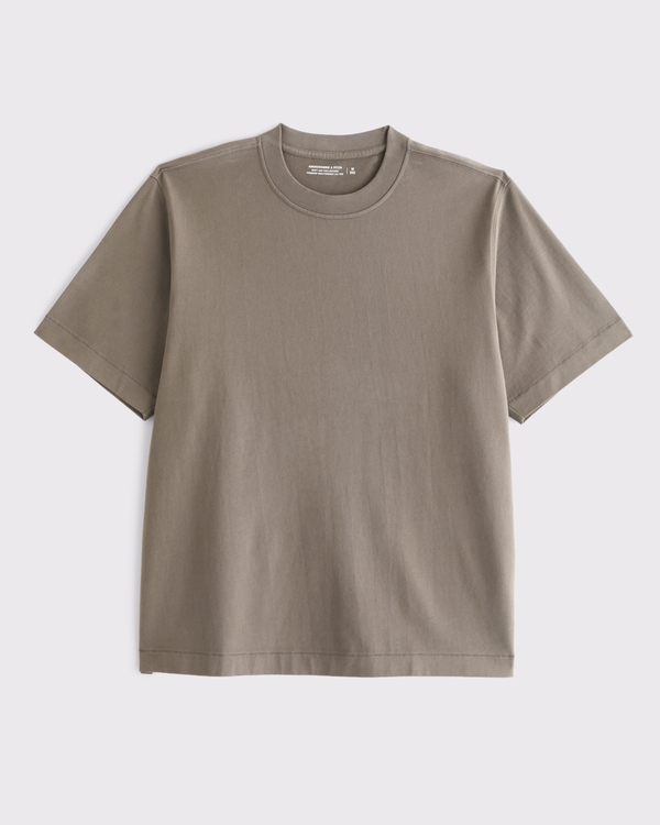 Premium Heavyweight 2.0 Tee, Light Brown view 1