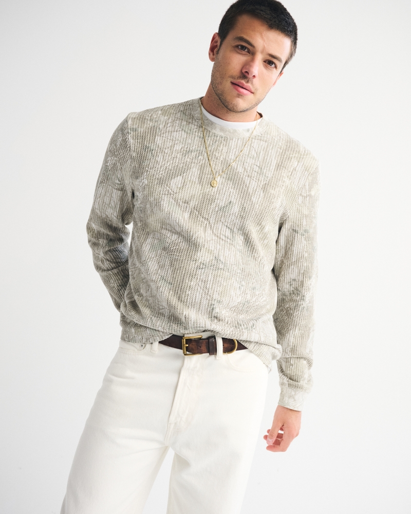 Long-Sleeve Classic Waffle Tee