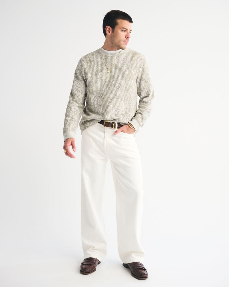 Long-Sleeve Classic Waffle Tee
