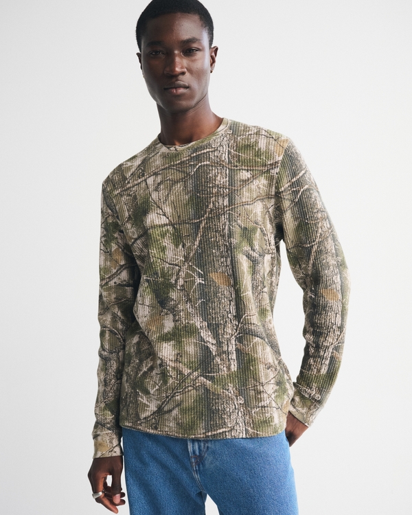 Long-Sleeve Classic Waffle Tee