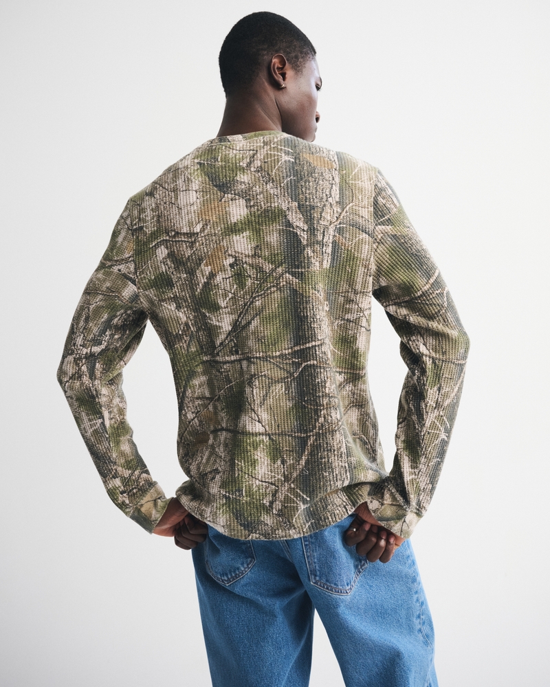Long-Sleeve Classic Waffle Tee - thumbnail 6