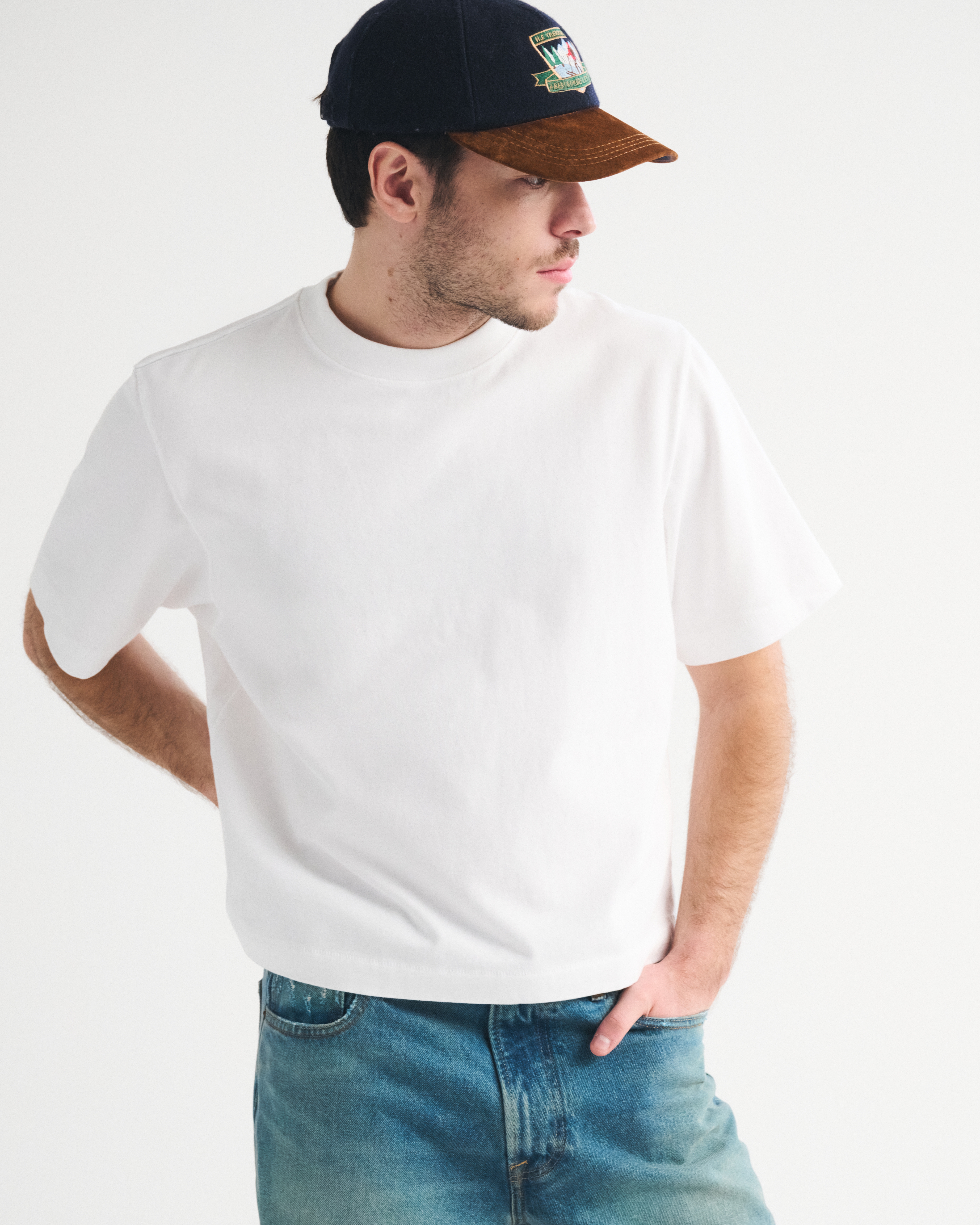 Мужские футболки Abercrombie & Fitch 10-Pack Relaxed Essential Tees — фото 2