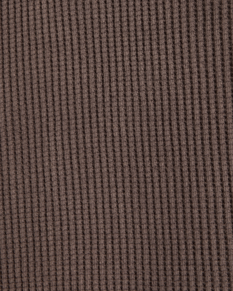 Long-Sleeve Classic Waffle Henley
