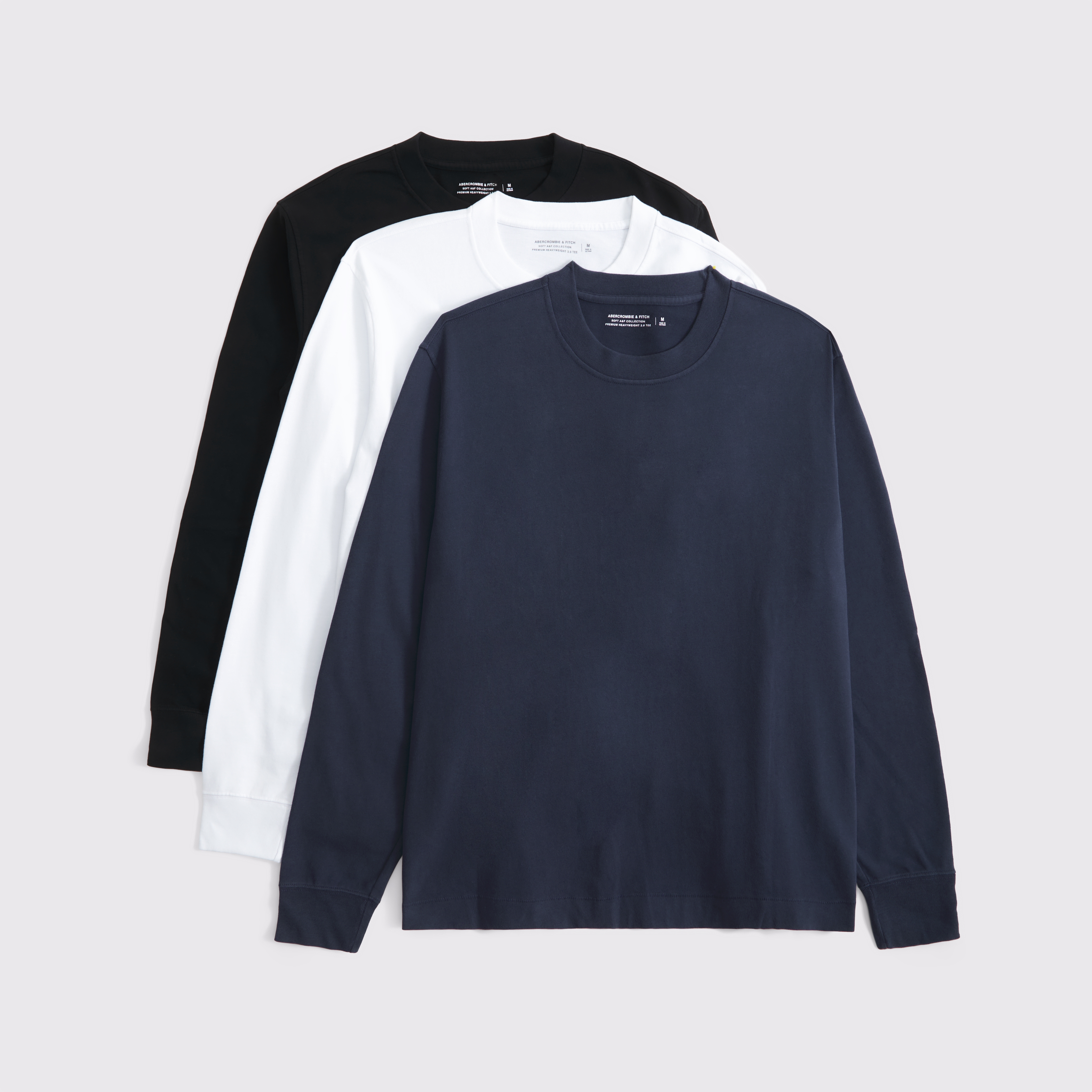 Abercrombie & Fitch 3-pack Premium Heavyweight 2.0 Tees In Multi