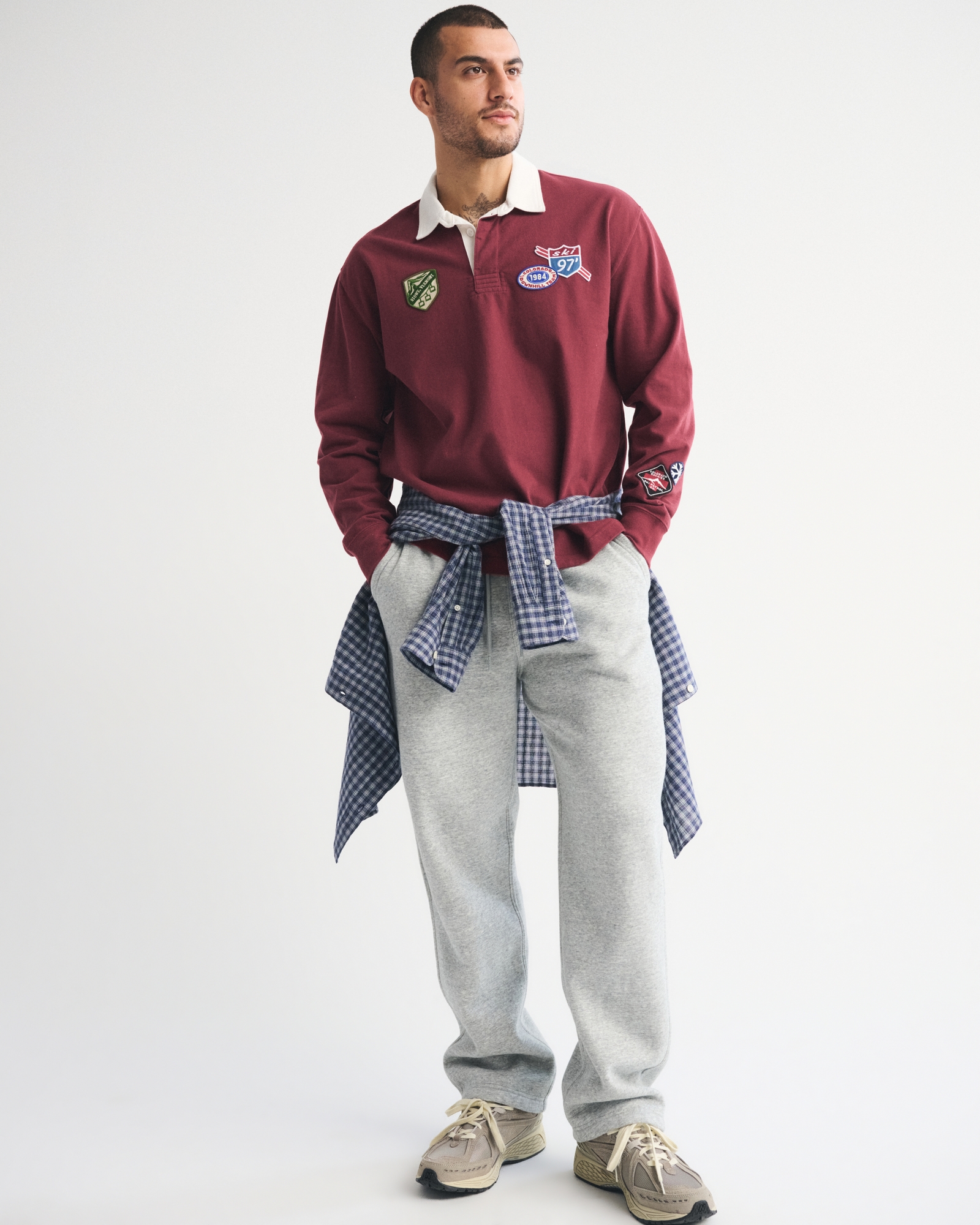 Long-Sleeve Rugby Polo