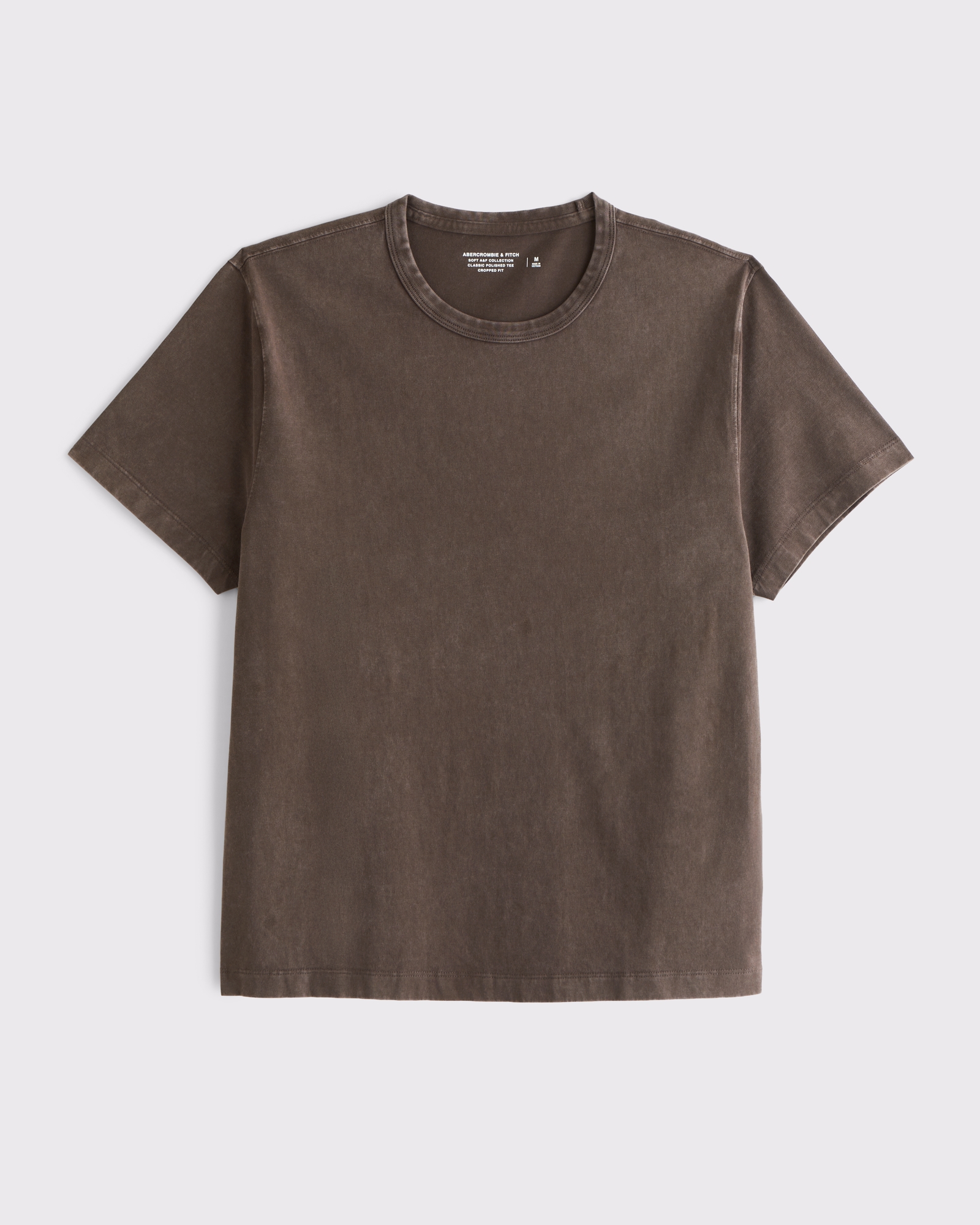 Men's Classic Polished Cropped Tee | Men's Tops | Abercrombie.com