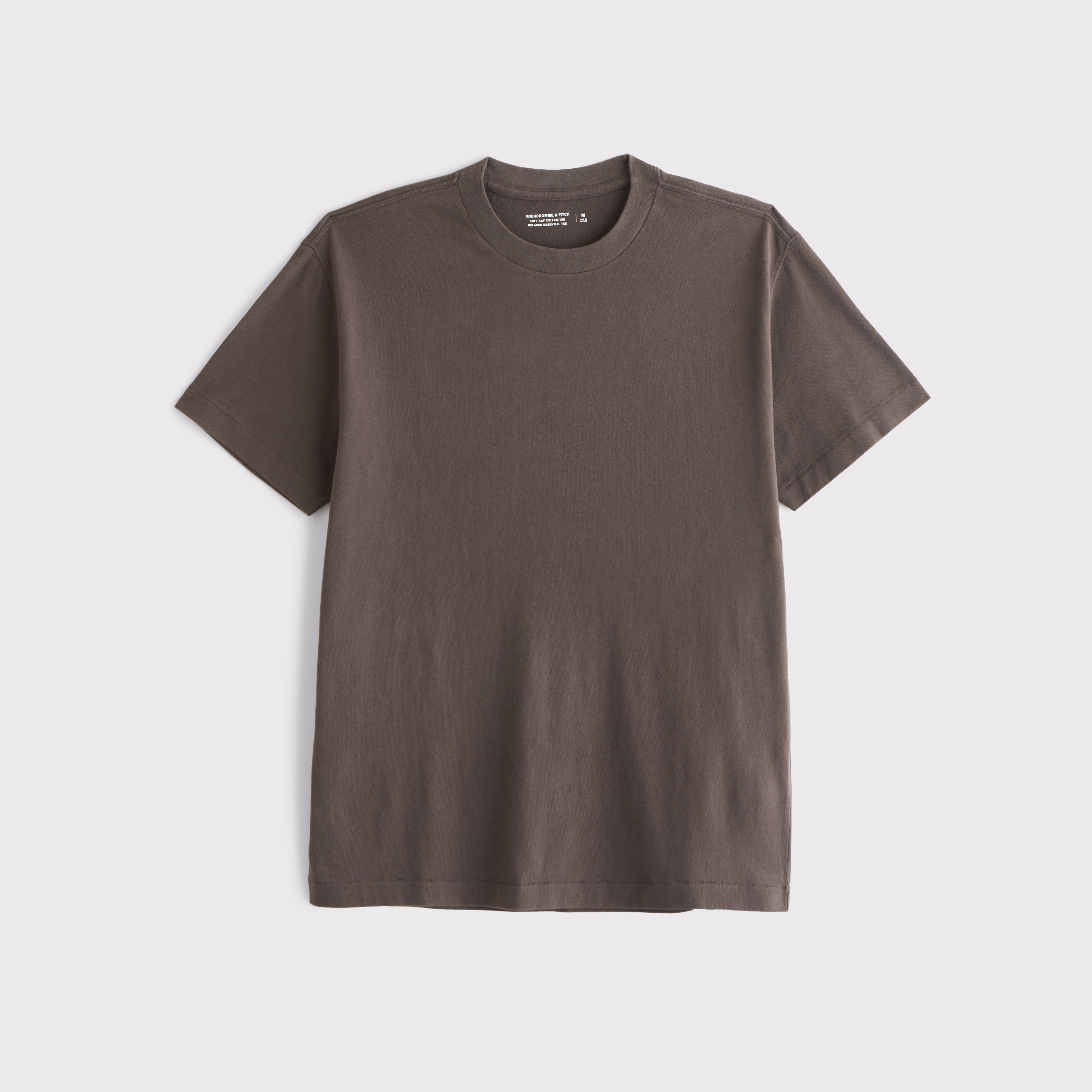 Abercrombie & Fitch Relaxed Essential Tee In Brown