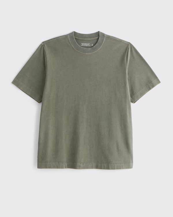 Premium Heavyweight 2.0 Tee, Olive Gray Wash view 1