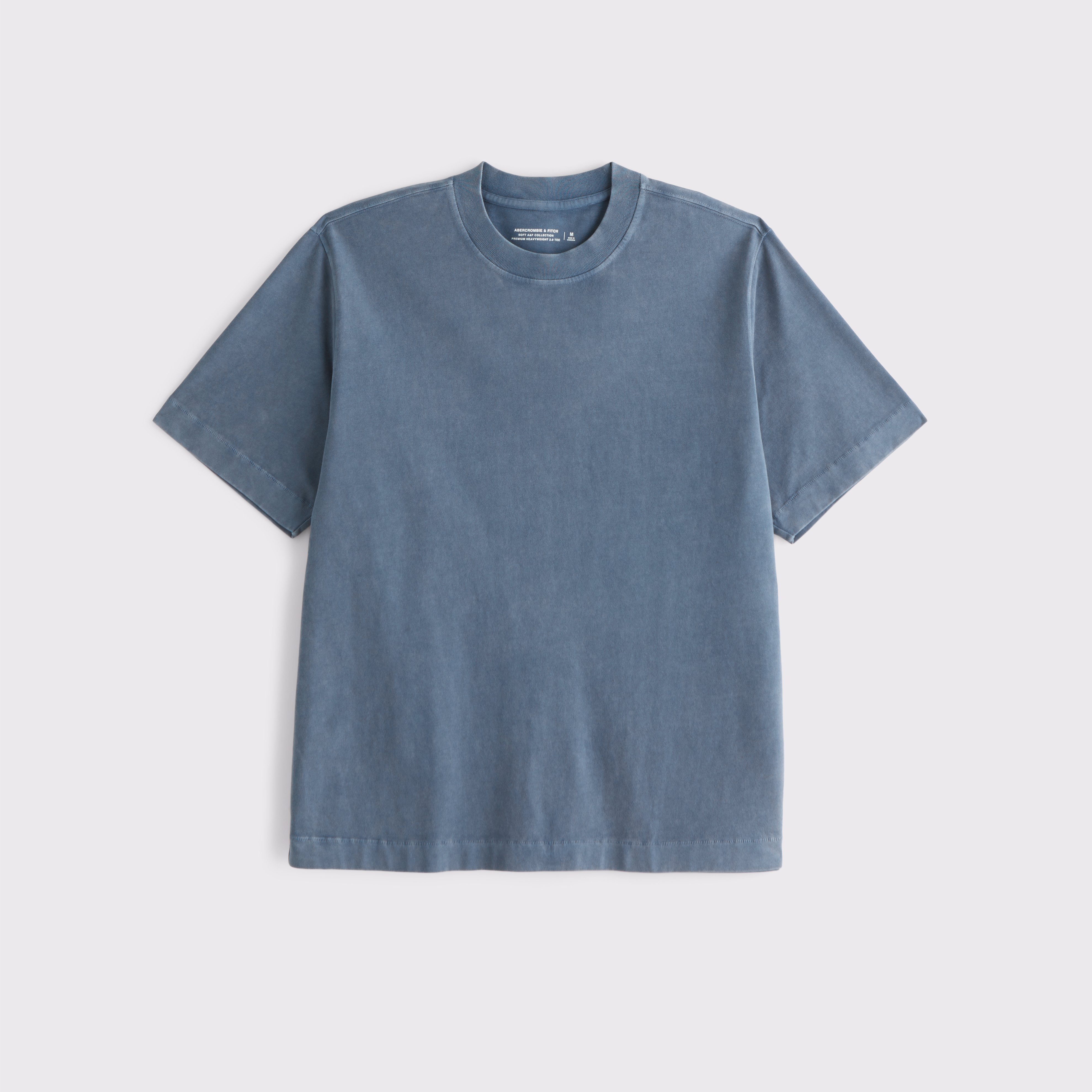 Abercrombie & Fitch Premium Heavyweight 2.0 Tee In Blue