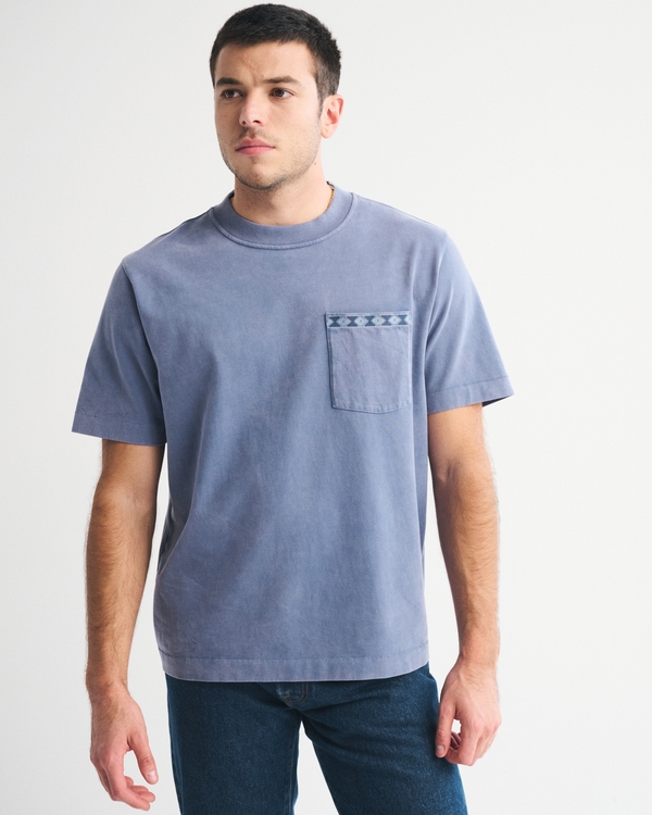 Premium Heavyweight 2.0 Tee, Blue Fog view 1