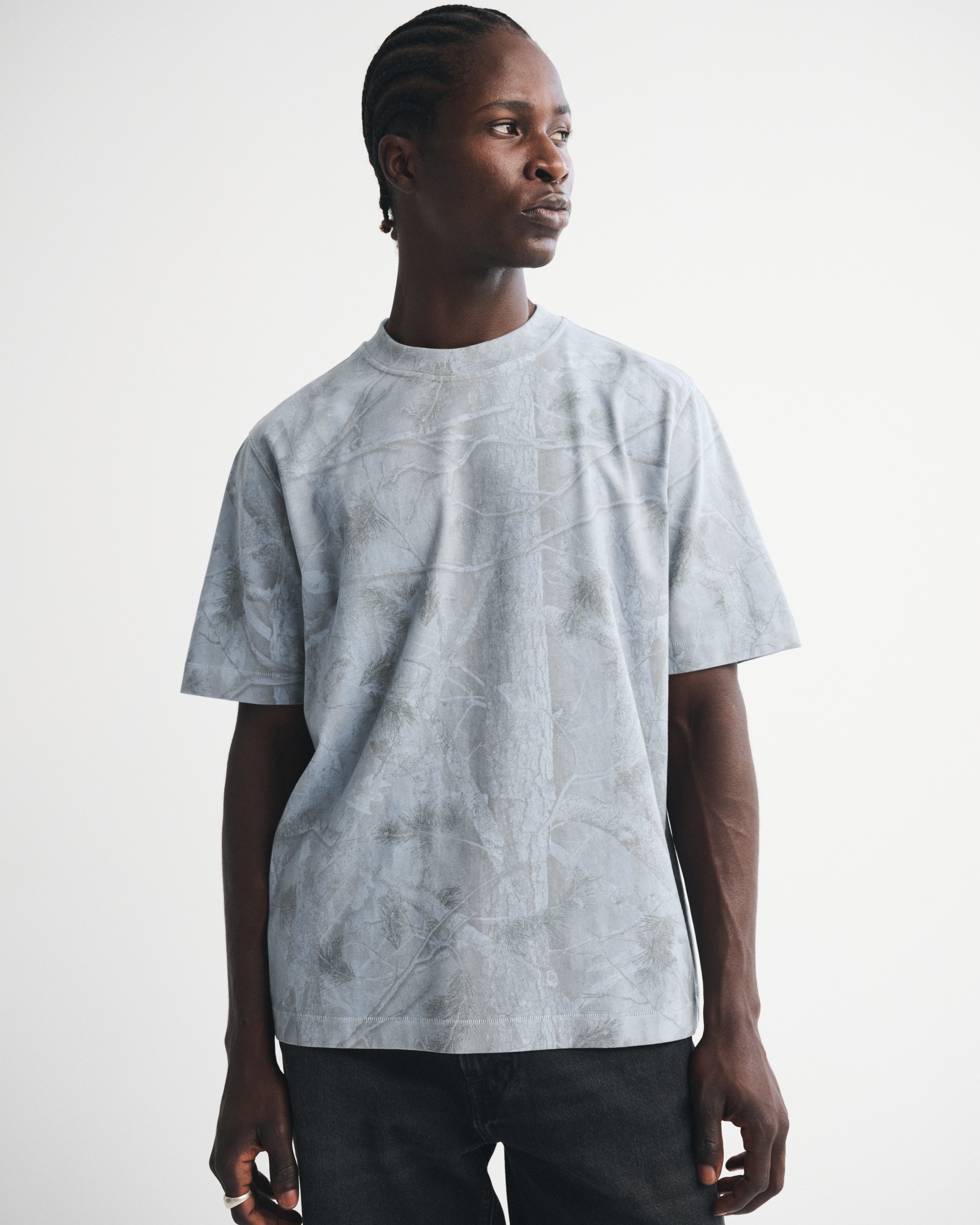 Abercrombie & Fitch Premium Heavyweight 2.0 Tee In Blue