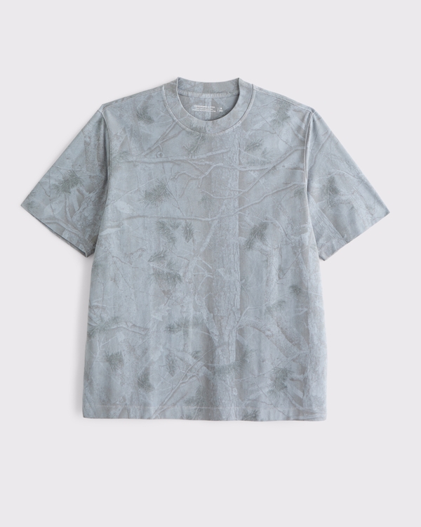 Premium Heavyweight 2.0 Tee, Blue Camo view 1