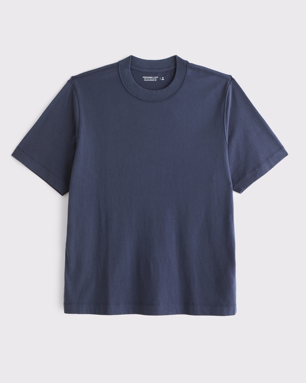 Vintage-Inspired Tee, Navy view 1
