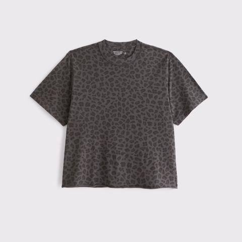 Мужские футболки Abercrombie & Fitch Vintage-Inspired Cropped Tee