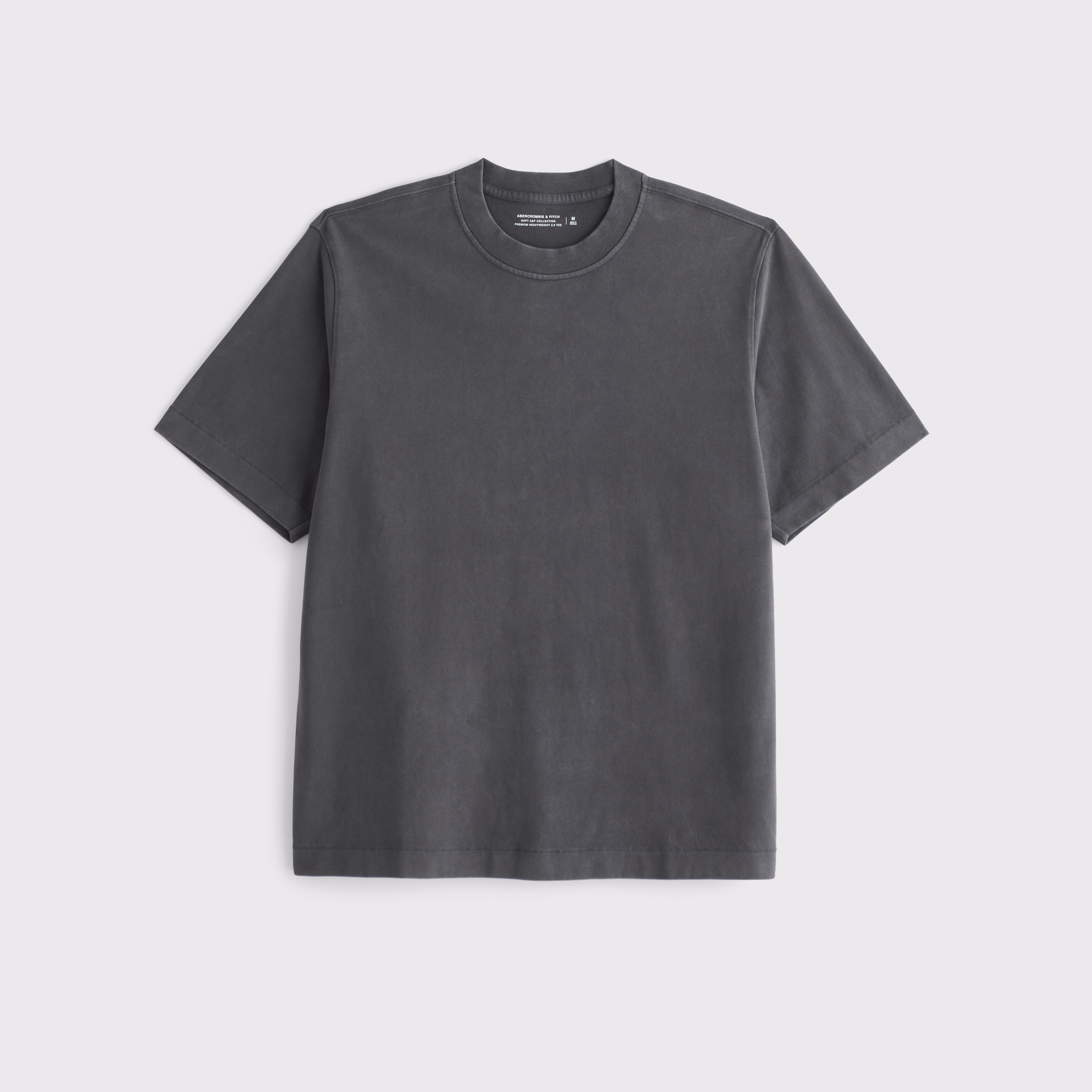 Abercrombie & Fitch Premium Heavyweight 2.0 Tee In Gray