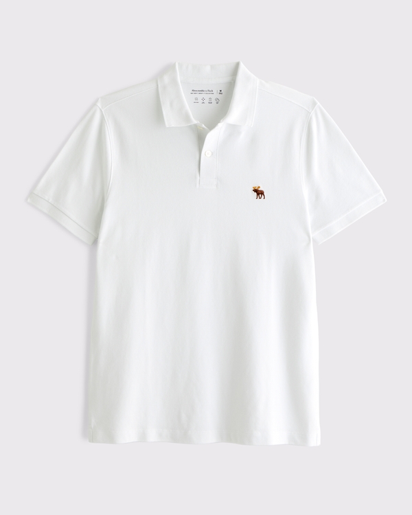 Signature Icon Don't Sweat It Polo, White view 1