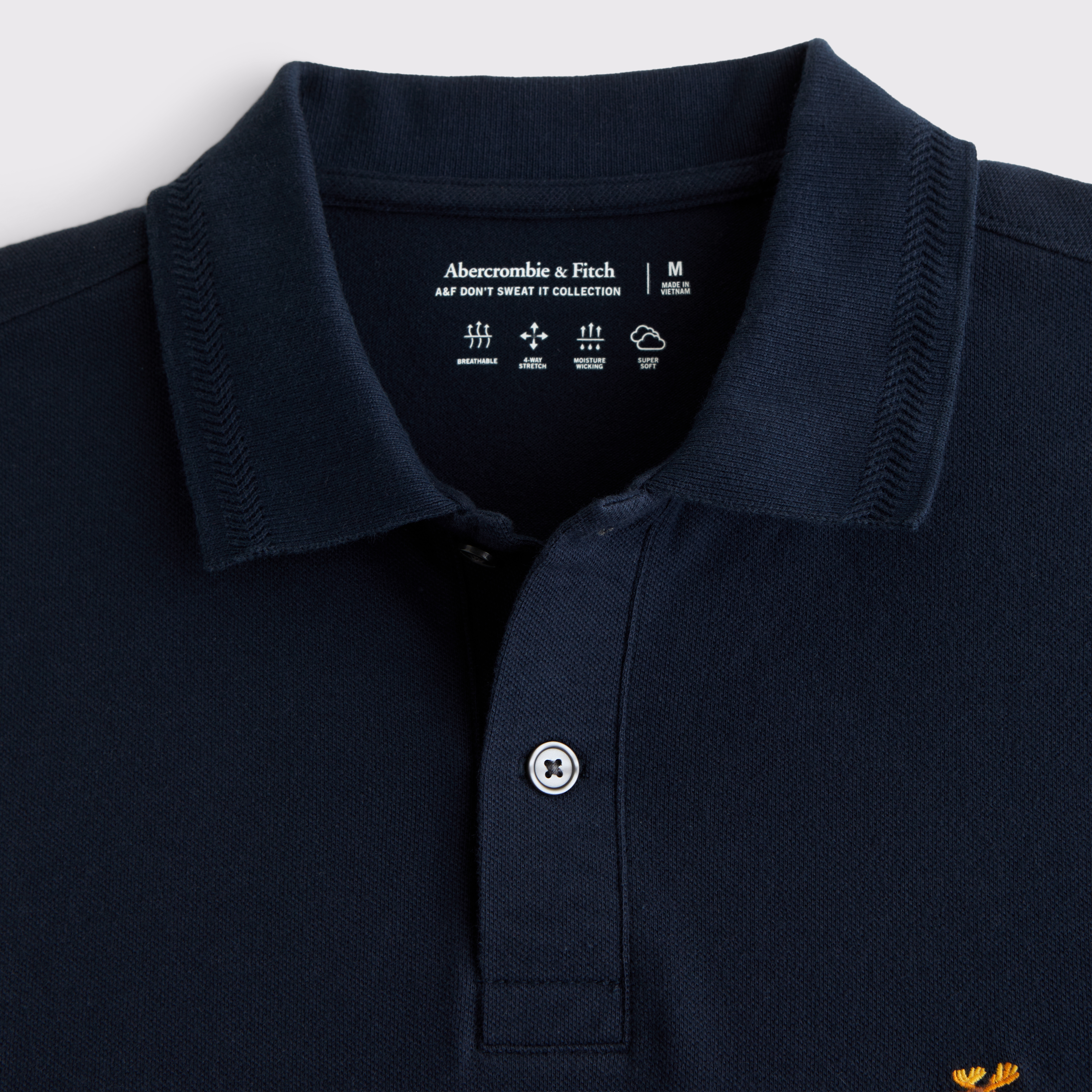 ポロシャツ abercrombie & fitch Signature Icon Don't Sweat It Polo Men's Tonal Icon Don't Sweat it Polo | Men's Tops