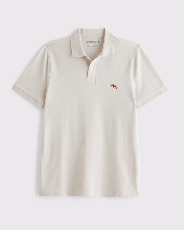 Signature Icon Don't Sweat It Polo, Beige view 1