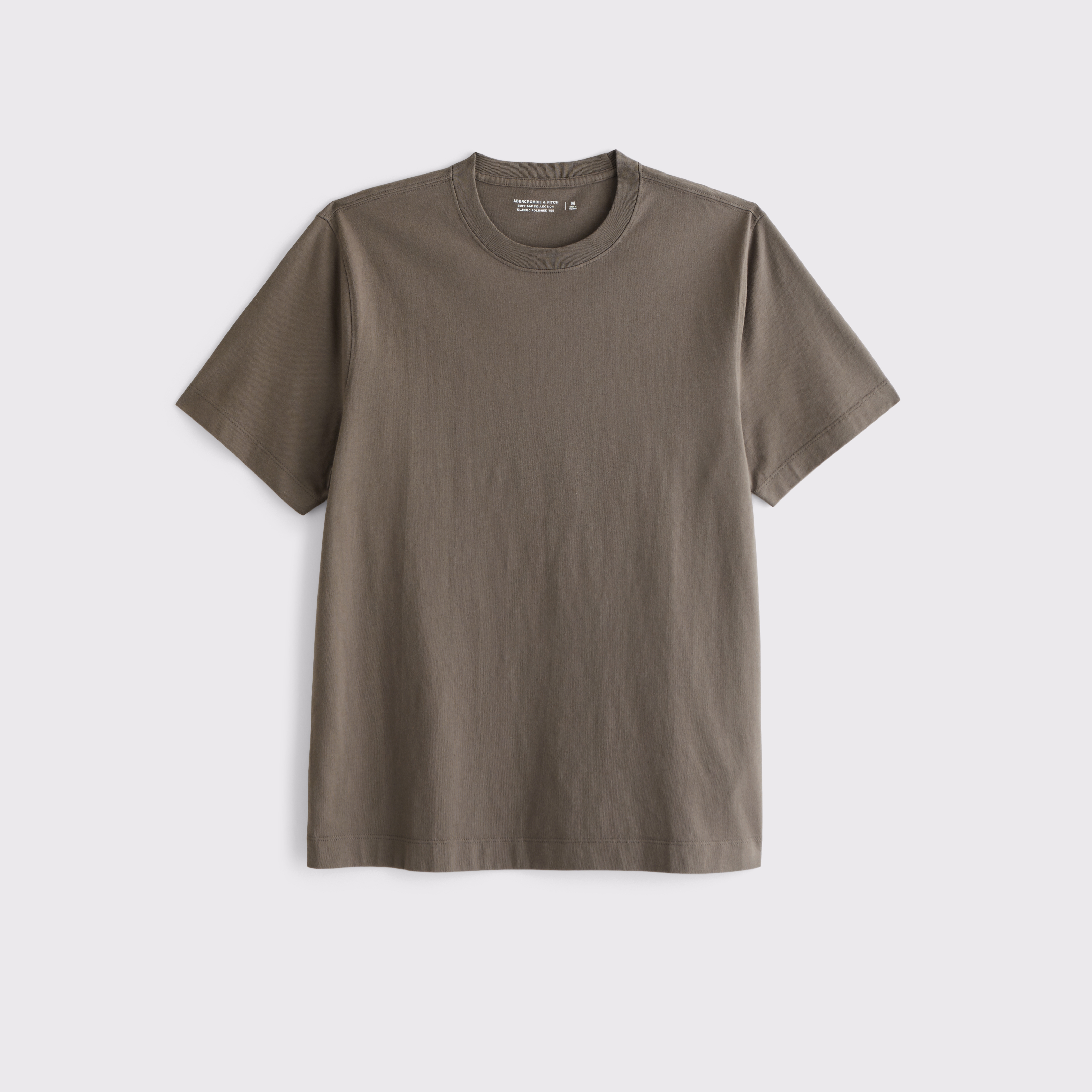Abercrombie & Fitch Classic Polished Tee In Brown