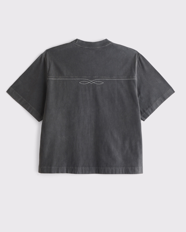 Premium Heavyweight Cropped Tee