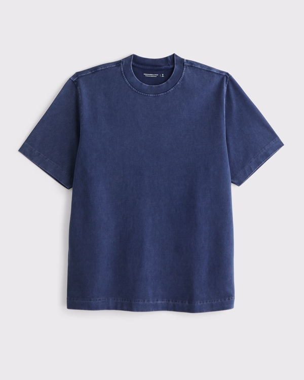 Premium Heavyweight 2.0 Tee, Dark Blue Wash view 1