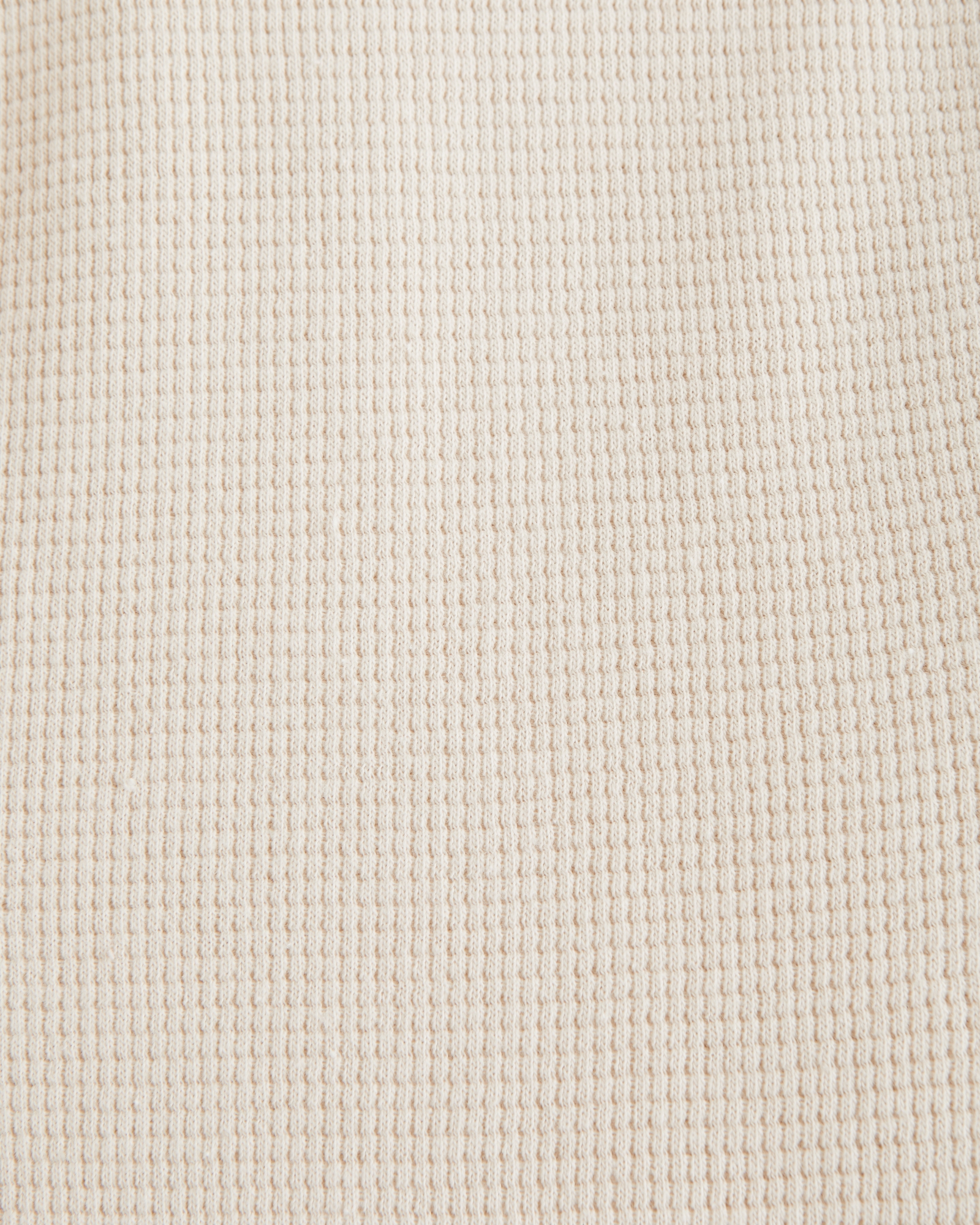 Long-Sleeve Micro-Waffle Henley