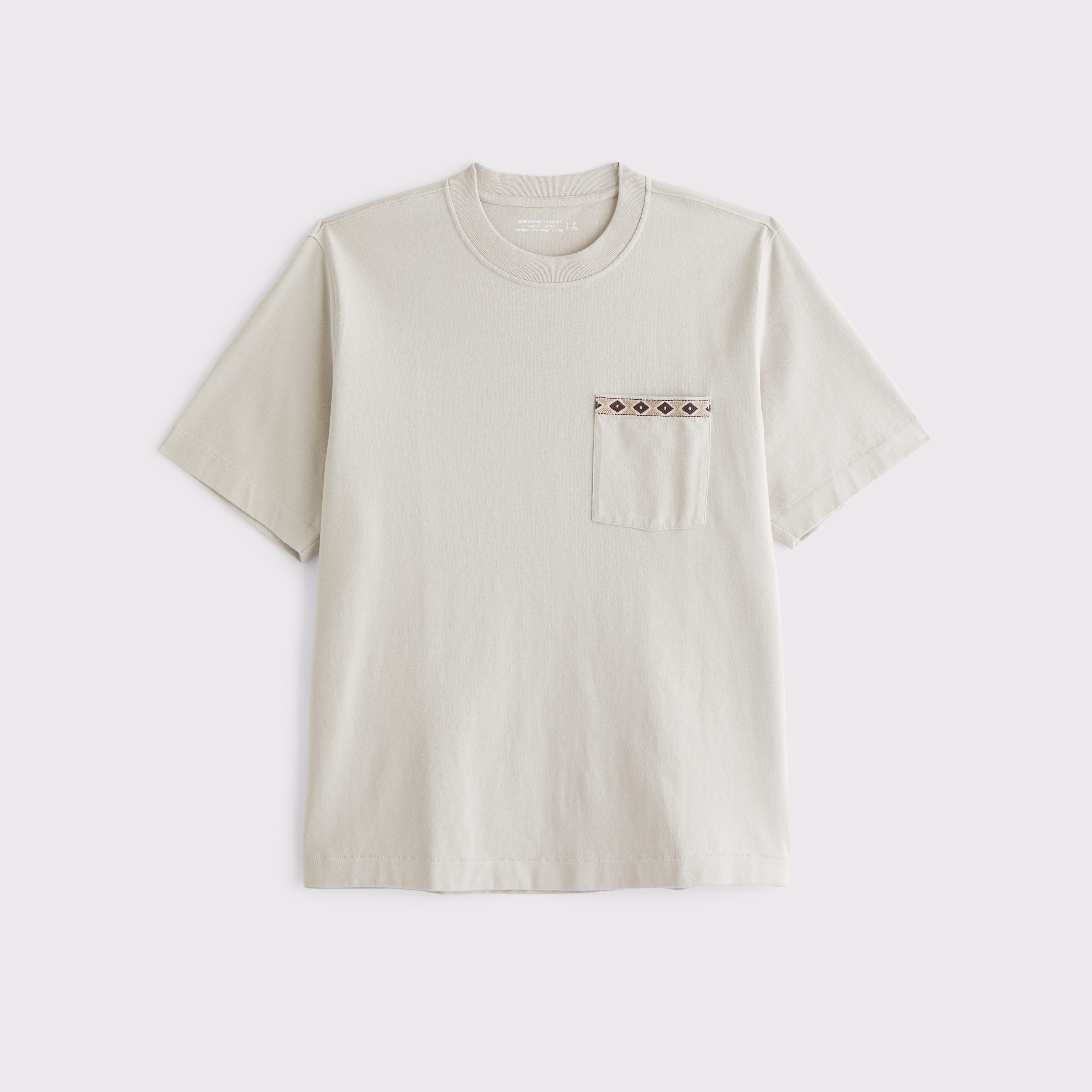 Abercrombie & Fitch Premium Heavyweight 2.0 Tee In Gray