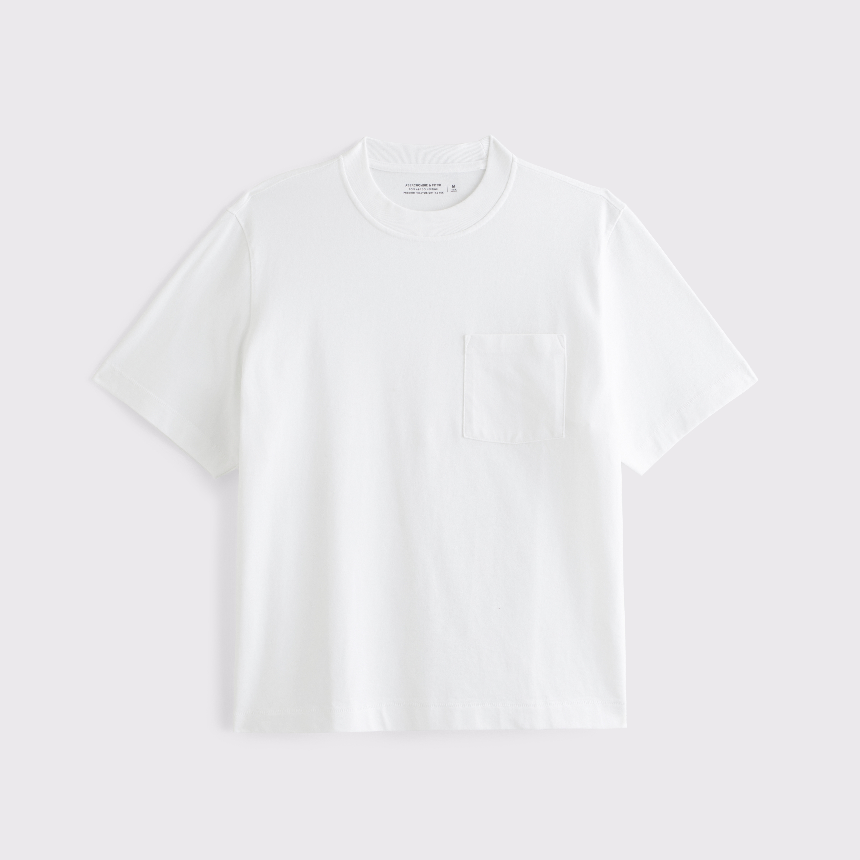 Abercrombie & Fitch Premium Heavyweight 2.0 Tee In White