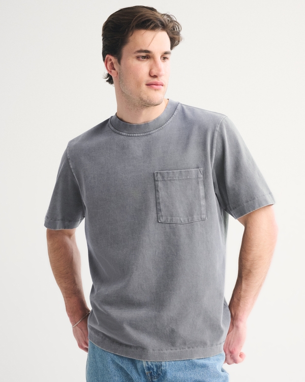 Premium Heavyweight 2.0 Tee, Gray view 1