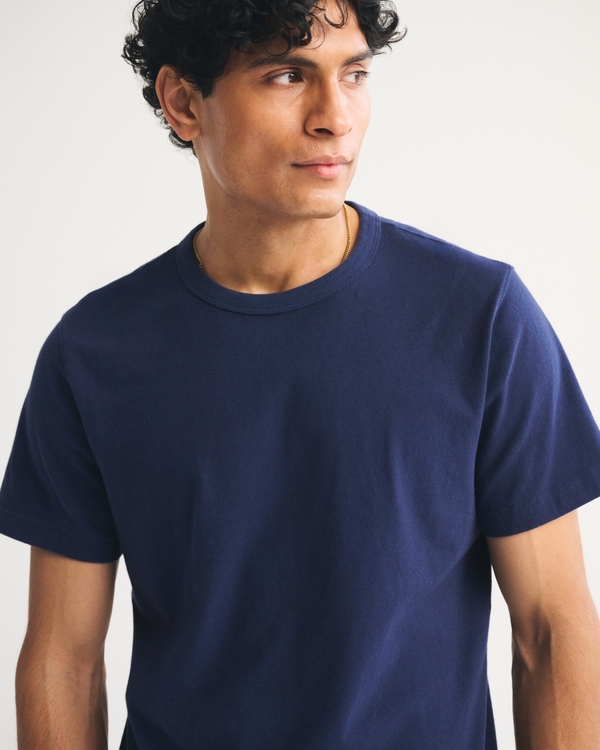 Classic Essential Tee, Deep Blue view 1