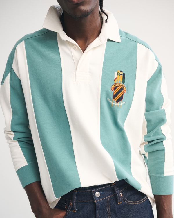 Long-Sleeve Rugby Polo