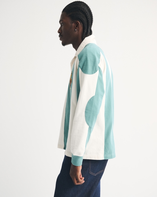 Long-Sleeve Rugby Polo