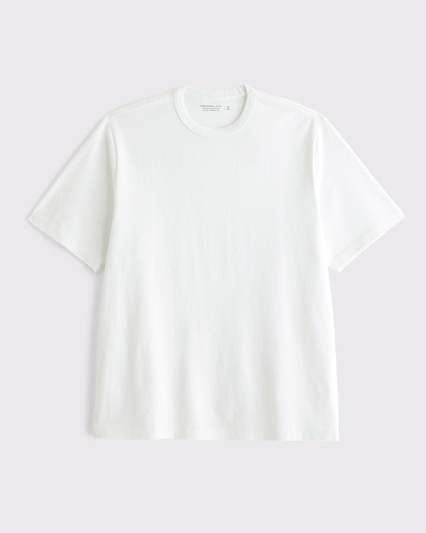 Vintage-Inspired Worn-In Tee, White view 1