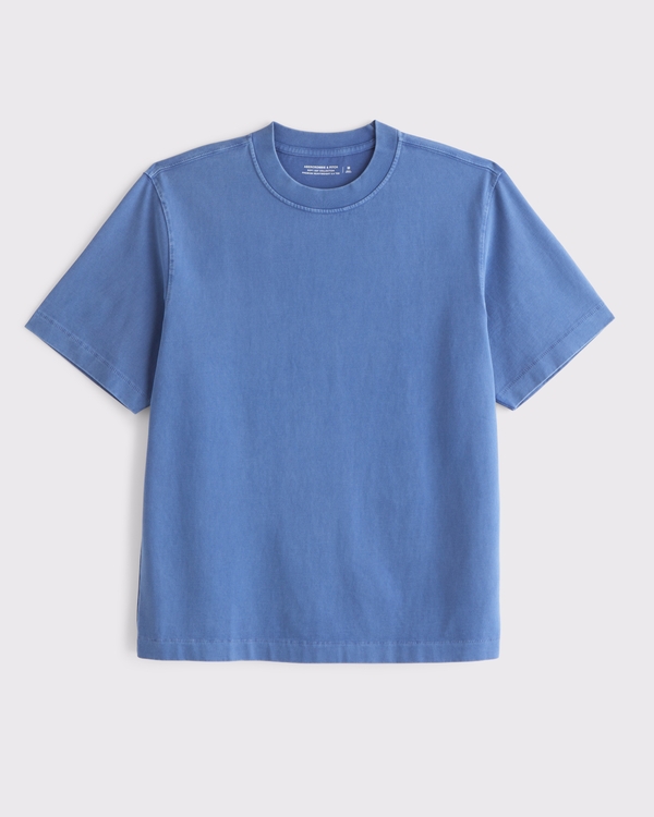 Premium Heavyweight 2.0 Tee, Marine Blue Wash view 1