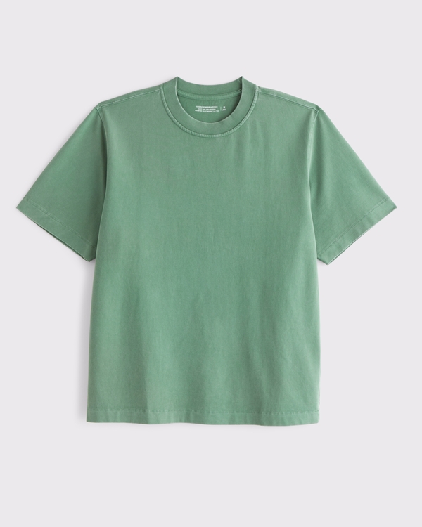 Premium Heavyweight 2.0 Tee, Green Wash view 1
