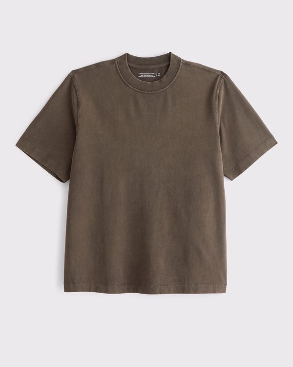 Premium Heavyweight 2.0 Tee, Dark Brown Wash view 1