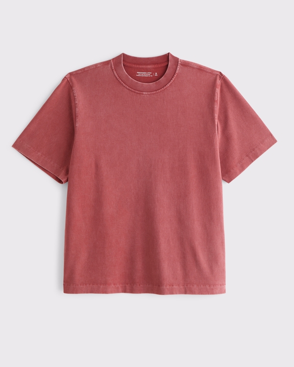 Premium Heavyweight 2.0 Tee, Red Wash view 1