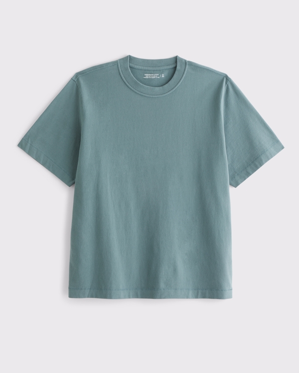 Premium Heavyweight 2.0 Tee, Soft Cyan view 1
