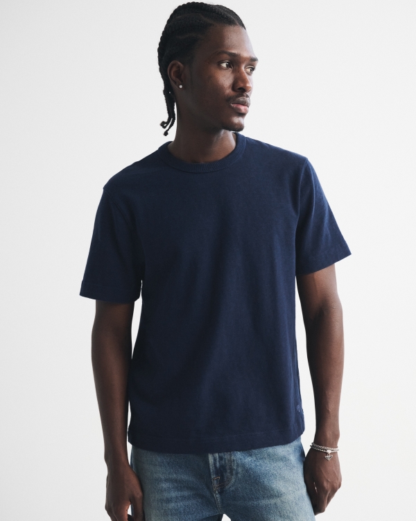 Heritage Heavyweight Tee, Deep Navy view 1