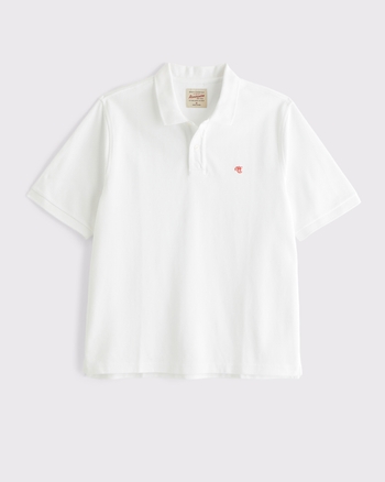 100% Cotton Pique Signature Icon Polo from Abercrombie & Fitch - $60