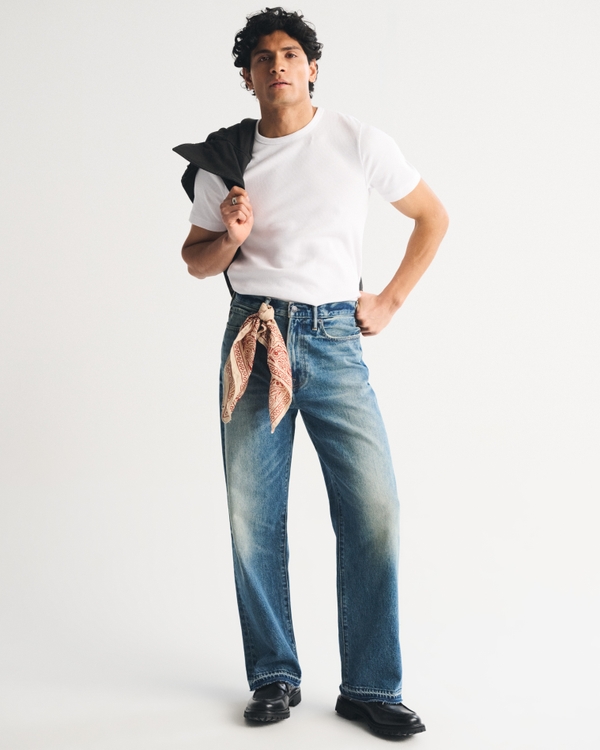 Essential Slim Ribbed Tee, White view 2