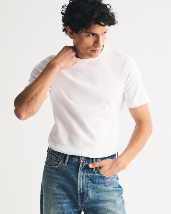 Essential Slim Ribbed Tee