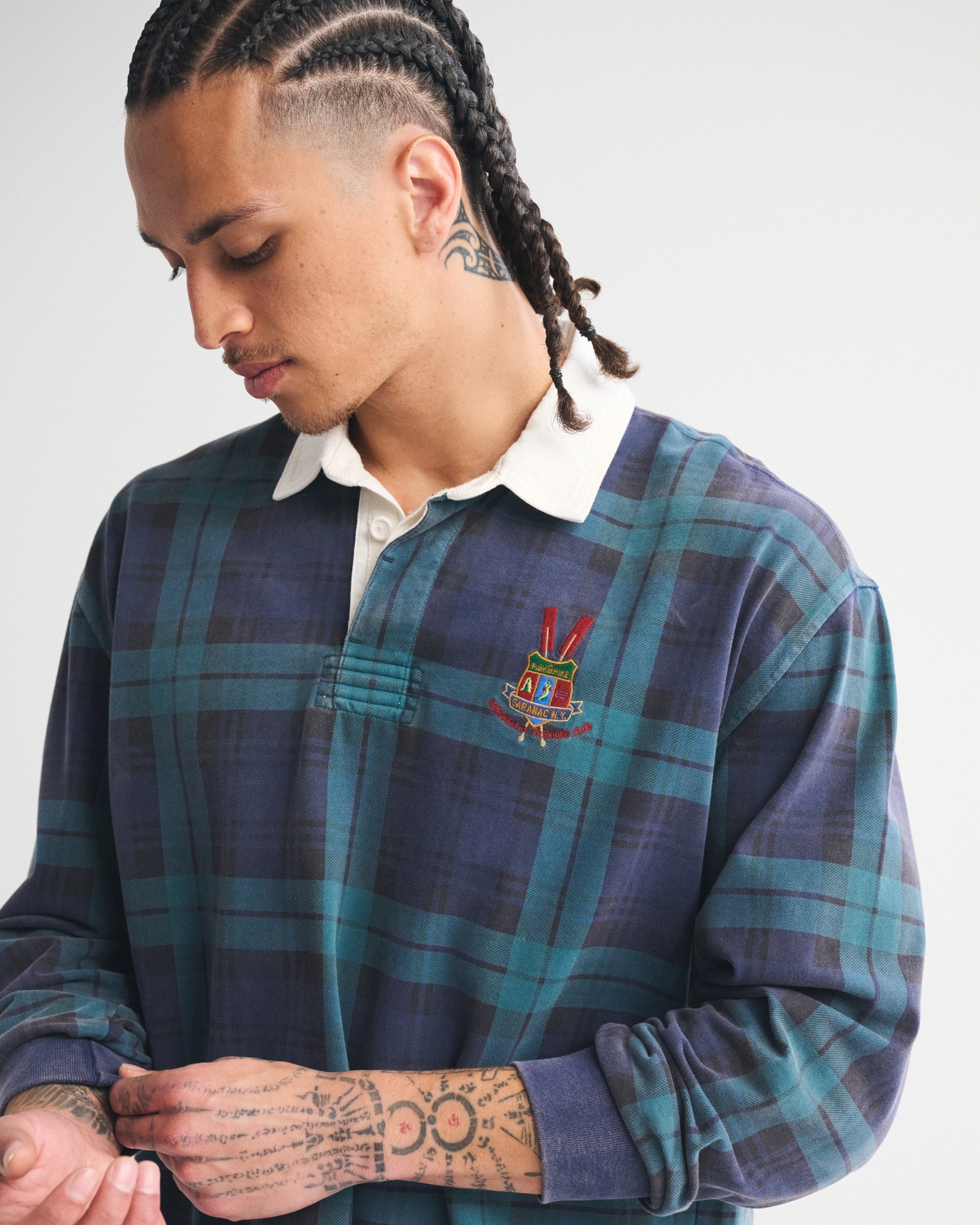 Long-Sleeve Rugby Polo