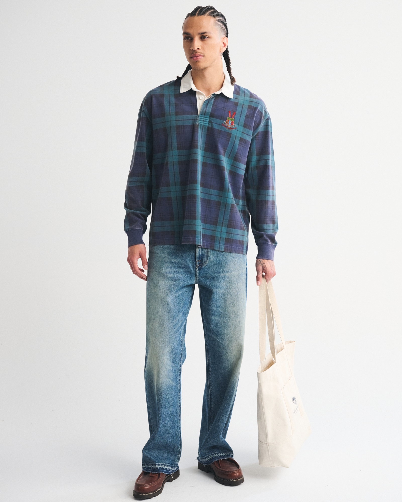 Long-Sleeve Rugby Polo