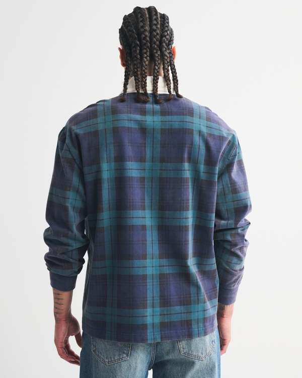 Long-Sleeve Rugby Polo