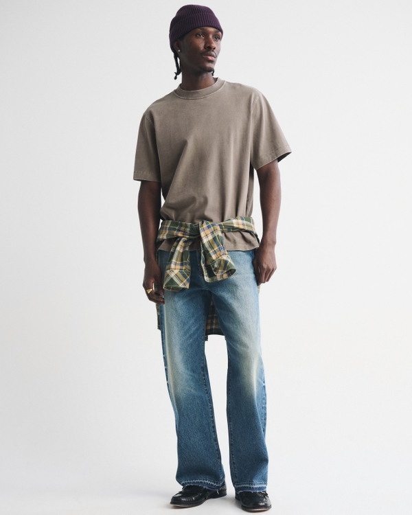 Premium Heavyweight 2.0 Tee, Light Brown view 2